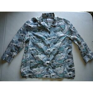 Women's landscape design blouse size‎ medium